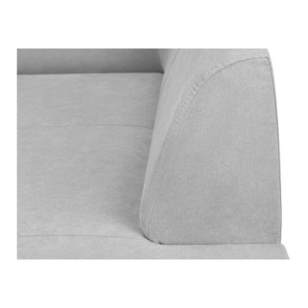 Canapea extensibilă cu spațiu pentru depozitare Kooko Home XL Right Corner Sofa Piano, gri-image-3