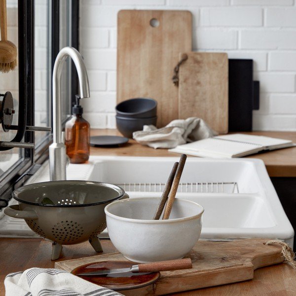 Bol din gresie ceramică Costa Nova Roda, ⌀  19 cm, alb-image-1