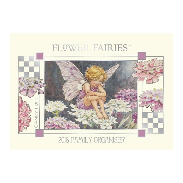 Organizator perete pentru anul 2018 Portico Designs Flower Fairies, A4