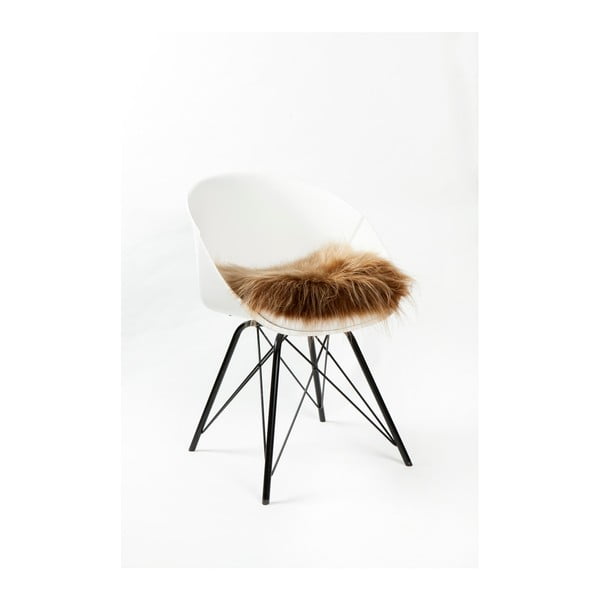  Blană decorativă pentru scaun Woooly Icelandic, maro