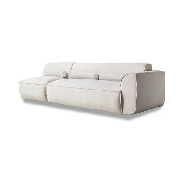 Șezlong modular alb (cu colț pe partea dreaptă) Flex Felix – Miuform