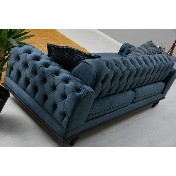 Canapea albastră 220 cm Arredo – Balcab Home-image-1
