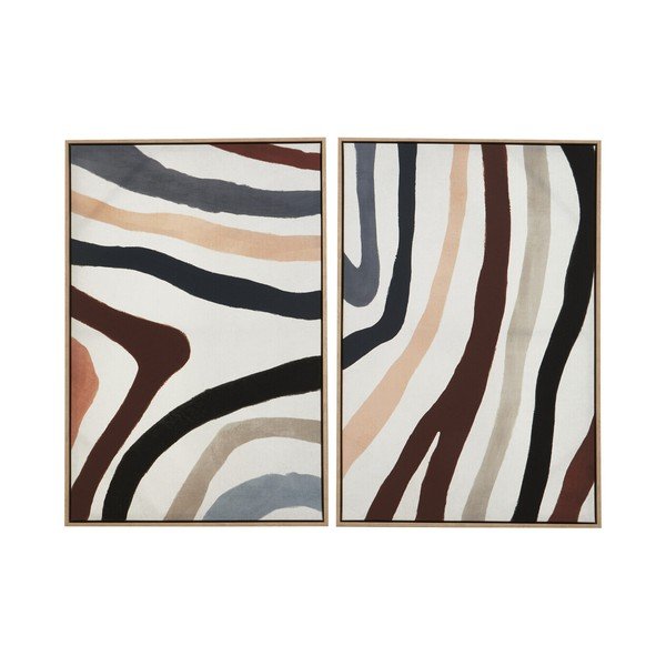 Tablouri cu ramă/pe pânză 2 buc. 63x93 cm Astratto – Premier Housewares