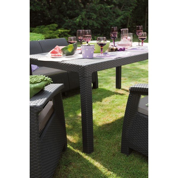 Set mobilier de grădină Keter Fiesta, gri-image-2