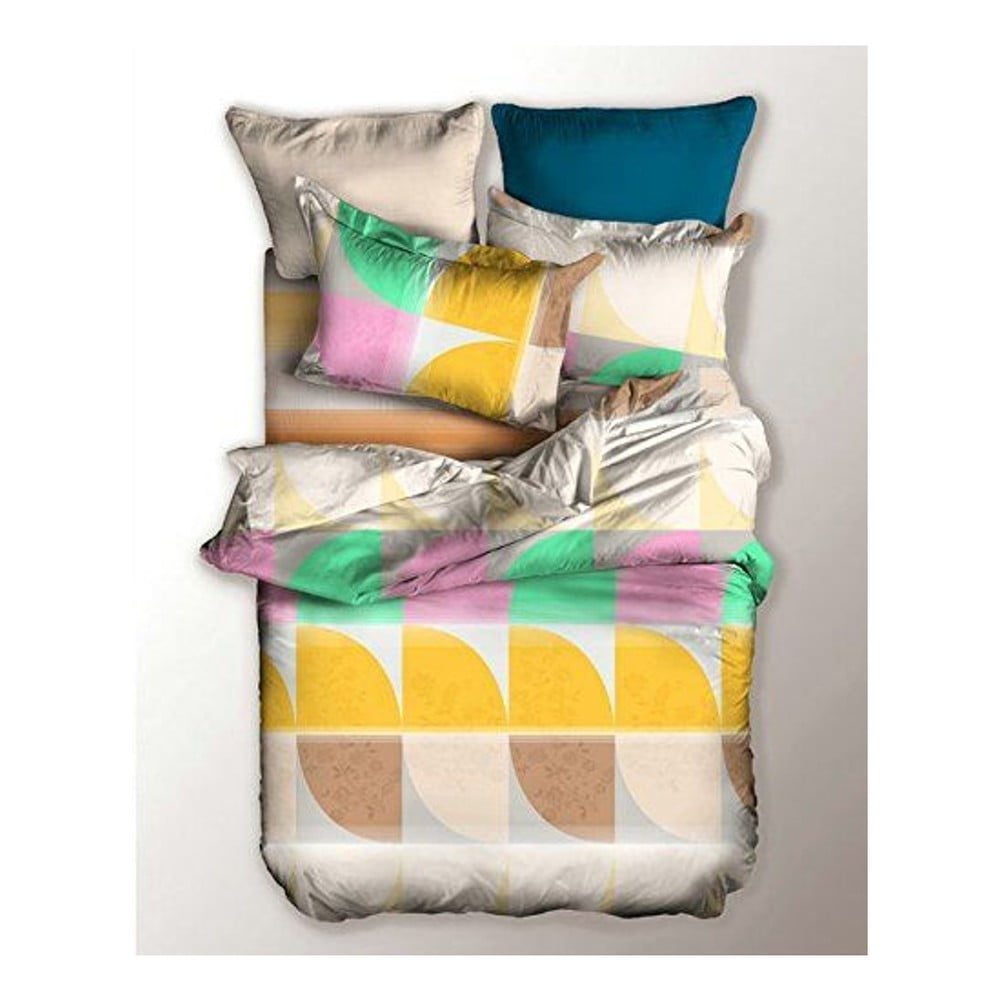 Lenjerie de pat bej din microfibră pentru pat de o persoană 220x155 cm Honey – AmeliaHome