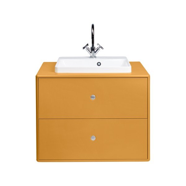 Dulap galben cu chiuvetă fără baterie 80x62 cm Color Bath - Tom Tailor for Tenzo