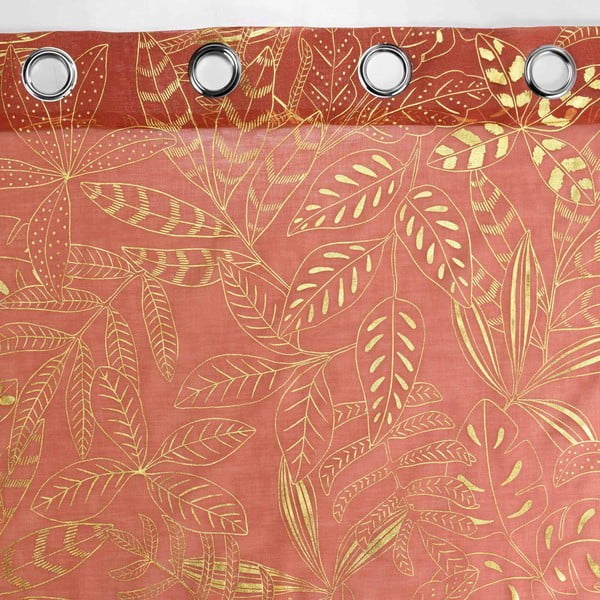 Perdea portocalie 140x280 cm Belflor – douceur d'intérieur-image-3