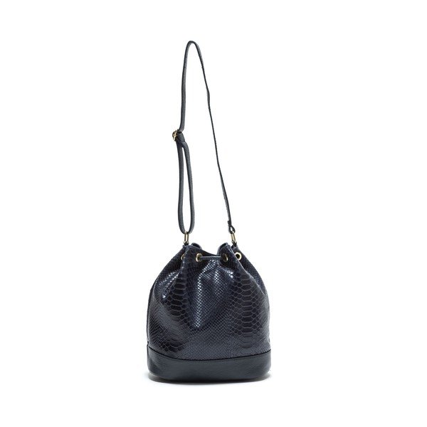 Poșetă din piele Isabella Rhea Paolina, albastră-image-4