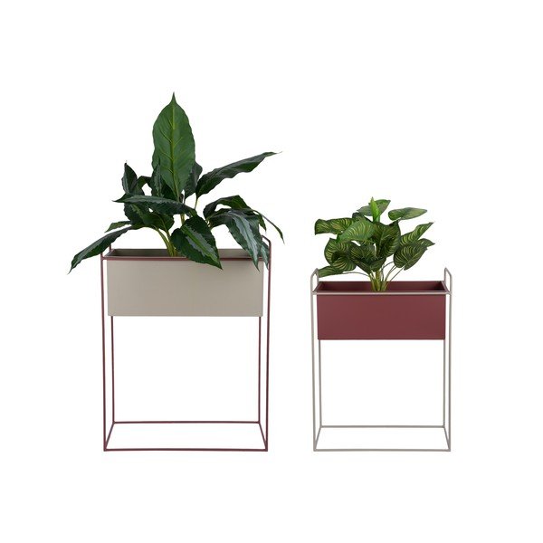 Suporturi pentru flori 2 buc. din metal (înălțime 65 cm) Reina – PT LIVING-image-2