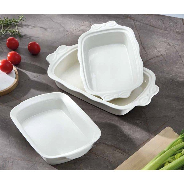 Vas de copt new bone china 23x37,5 cm Fiocco – Brandani-image-1