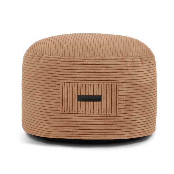 Taburet maro cu tapițerie din catifea reiată Om 60 – SLOWDOWN