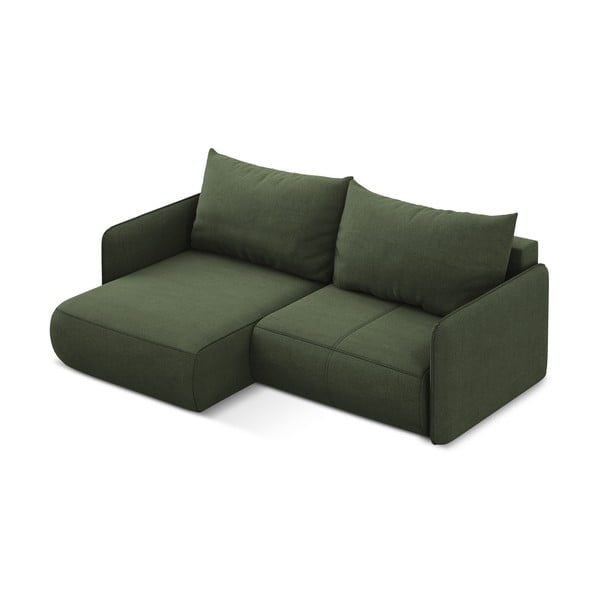 Colțar verde extensibil/cu spațiu de depozitare (cu colț pe partea stângă) Nanea – Makamii-image-4