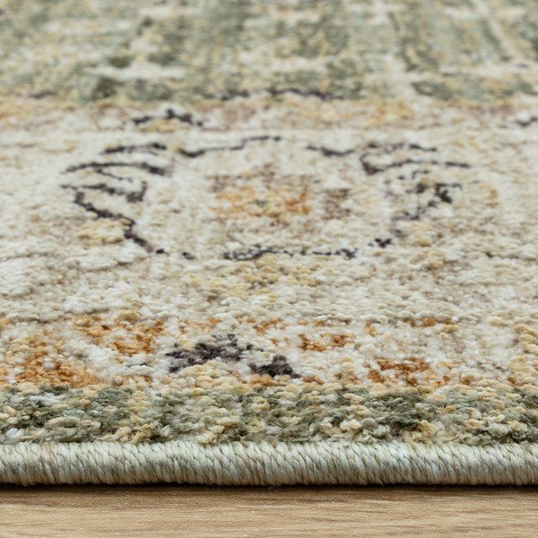 Covor verde-bej țesut manual 200x300 cm Heriz Ornate – Asiatic Carpets-image-4