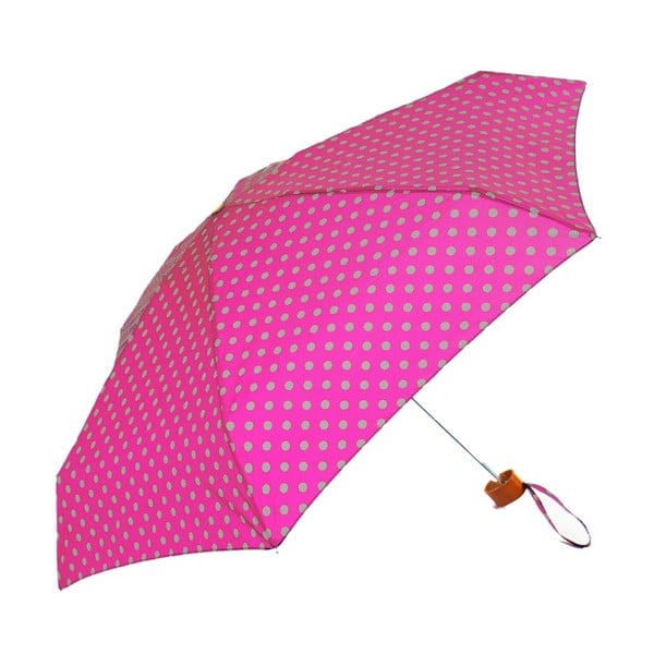 Umbrelă Ambiance Bright Polka Dots Pink, roz