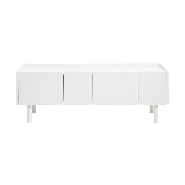 Comodă TV albă 160x55x45 cm Bera – Unique Furniture