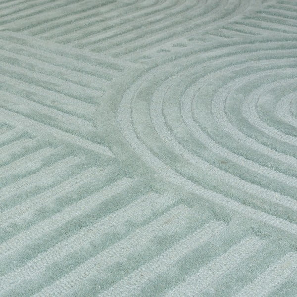 Covor turcoaz țesut manual din lână 200x290 cm Zen Garden – Flair Rugs-image-3
