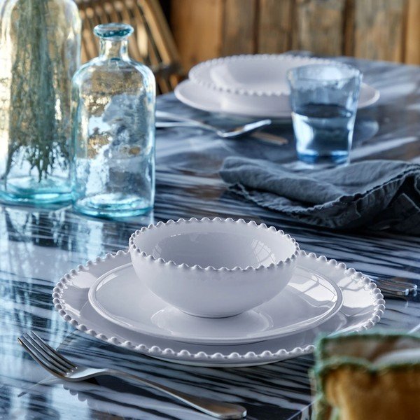 Farfurie albă din gresie ø 34 cm Pearl – Costa Nova-image-3