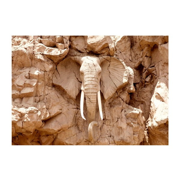 Tapet în format mare Artgeist Stone Elephant, 200 x 140 cm