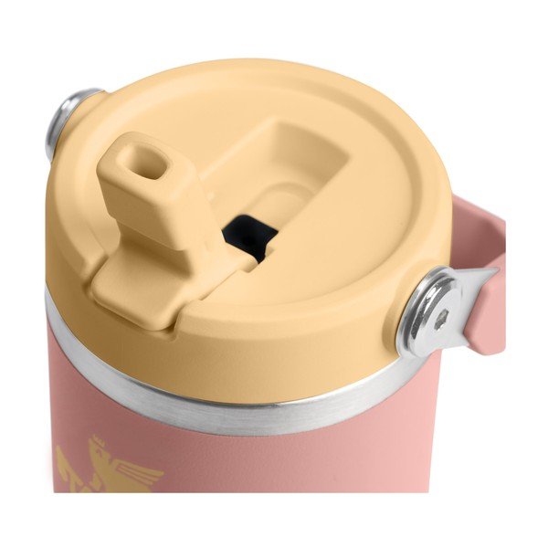 Termos piersică din oțel inoxidabil 410 ml IceFlow™ Flip Straw 2.0 Tumbler Peach Rose – Stanley-image-2
