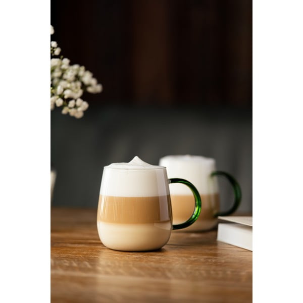 Căni 2 buc. pentru cappuccino 400 ml Bolla – Vialli Design-image-2