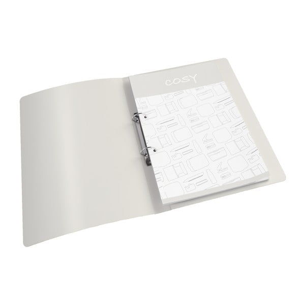 Dosar cu inel Leitz Cosy, gri-image-2