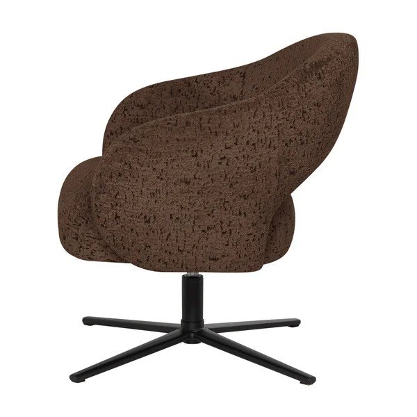 Fotoliu maro cu tapițerie din chenille Pico – WOOOD-image-3