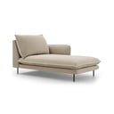 Șezlong divan cu cotieră pe partea dreaptă Cosmopolitan Design Vienna, bej