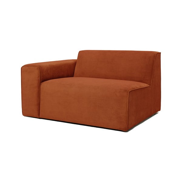 Modul pentru canapea portocaliu   din catifea reiată  (partea stângă ) Sting - Scandic-image-2