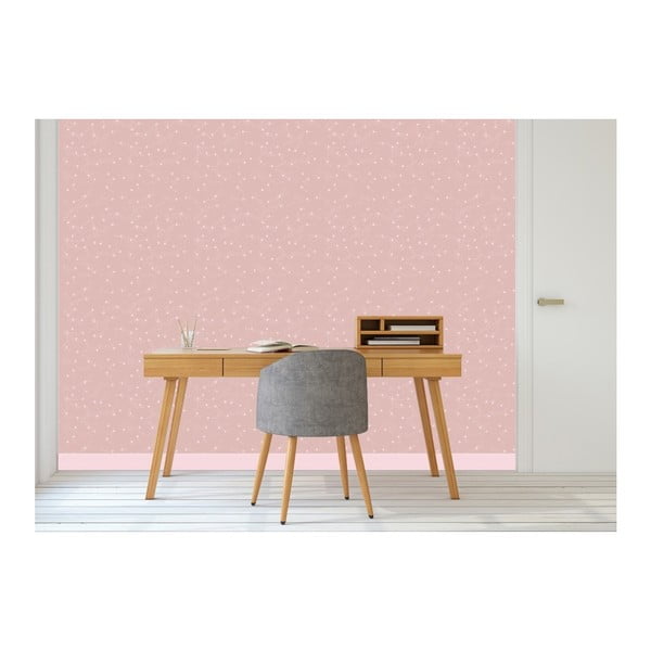 Tapet pentru camera copiilor Art For Kids Constellation, 48 x 1000 cm, roz-image-4