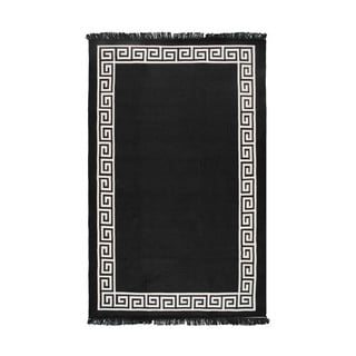Covor reversibil Cihan Bilisim Tekstil Justed, 120 x 180 cm, bej-negru