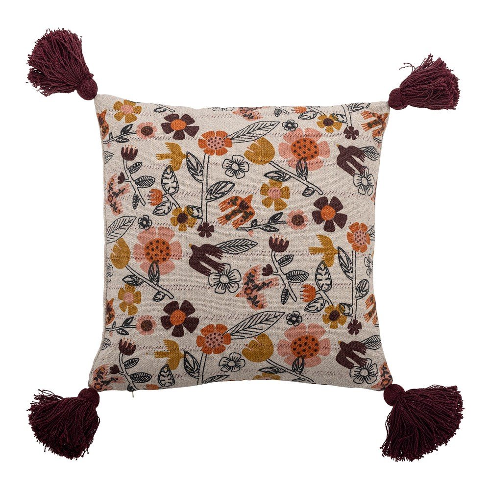 Pernă decorativă din amestec de bumbac 45x45 cm Vivielle – Bloomingville