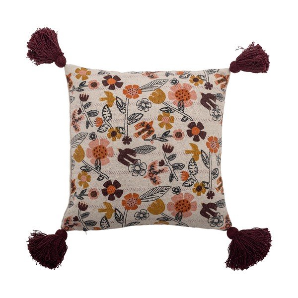 Pernă decorativă din amestec de bumbac 45x45 cm Vivielle – Bloomingville