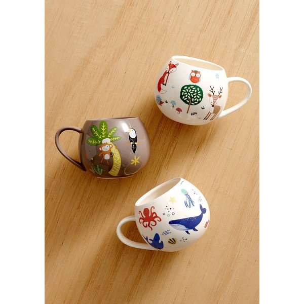 Cană maro pentru copii 160 ml Jungle - Ladelle-image-1