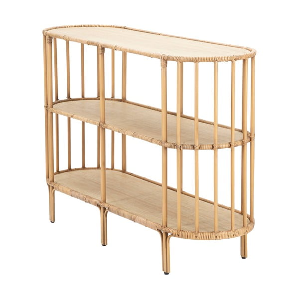 Bibliotecă în culoare naturală din metal 120x80 cm Panama – Mauro Ferretti-image-3