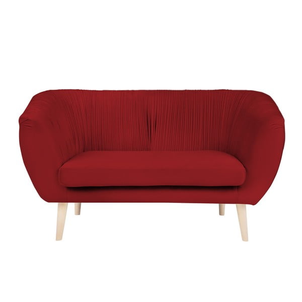 Canapea cu 2 locuri Paolo Bellutti Massimo, roșu