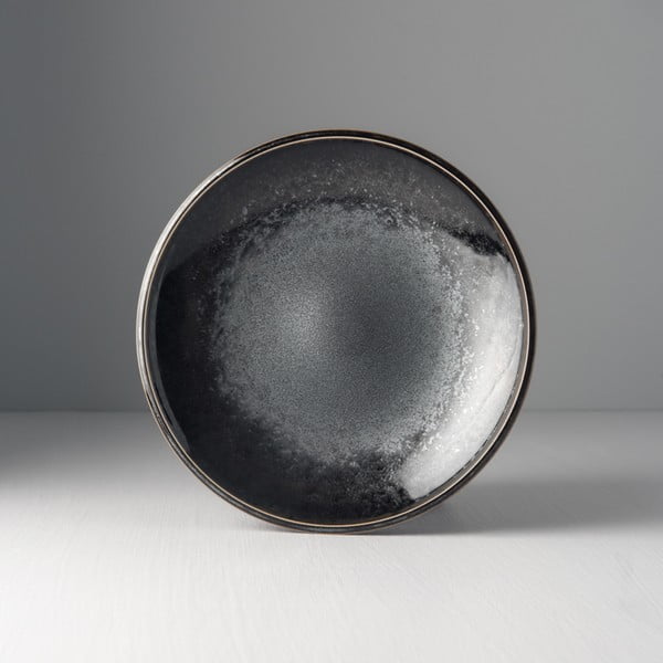 Farfurie ceramică pentru aperitive Made In Japan Black Pearl, ⌀ 20 cm