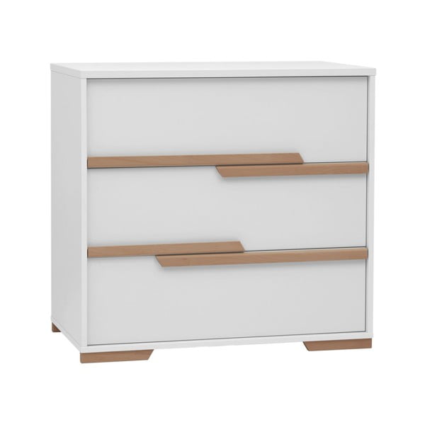 Comodă pentru copii Pinio Snap, alb