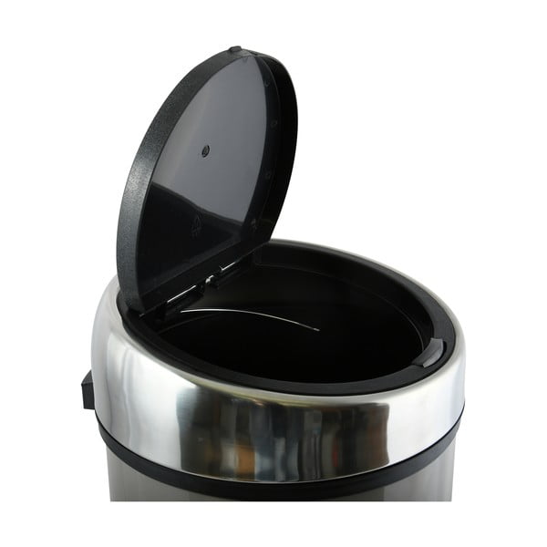 Coș de gunoi taupe cu senzori de atingere din oțel 30 l – MSV-image-4