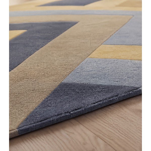 Covor Asiatic Carpets Big Zig, 160 x 230 cm, gri-galben-image-3