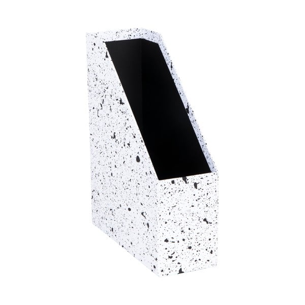 Organizator pentru documente Bigso Box of Sweden Estelle, alb-negru-image-3