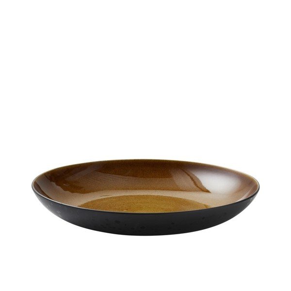 Bol negru/chihlimbar din gresie ø 40 cm Gastro Black/Amber – Bitz-image-2