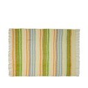 Pătură galbenă/verde din amestesc de lână 140x200 cm Loom – Hübsch