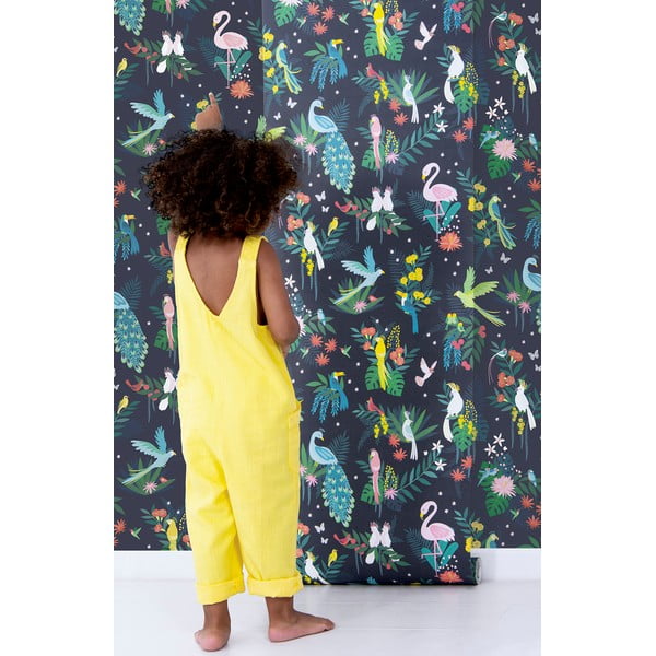 Tapet pentru copii 10 m x 50 cm Birds Carnival – Lilipinso-image-3