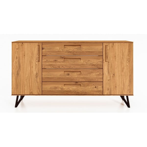 Comodă înaltă din stejar 182x100 cm Golo - The Beds-image-2