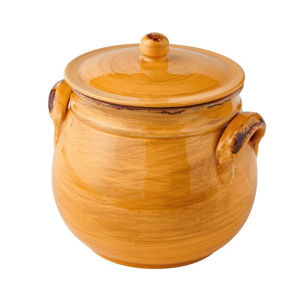 Vas din teracotă cu capac Legume – Brandani
