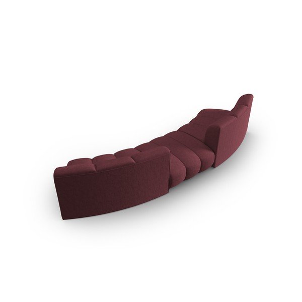 Canapea burgundy 367 cm Lupine – Micadoni Home-image-3