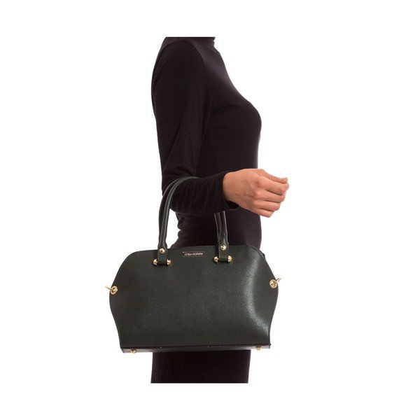 Geantă din piele Isabella Rhea no. 478, verde-image-3