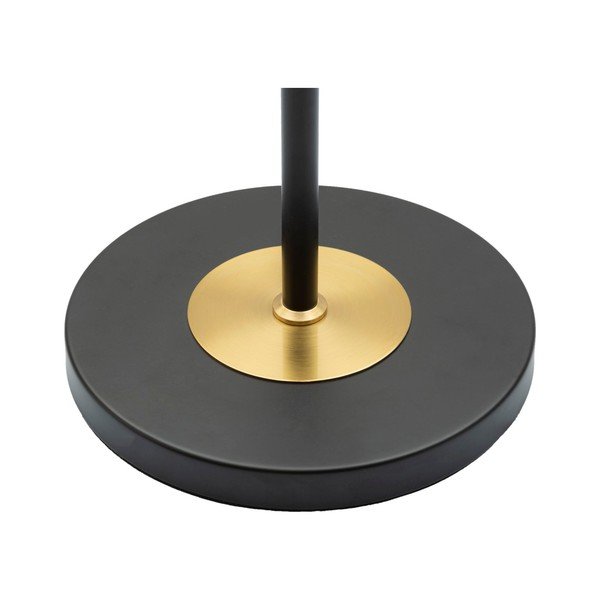 Lampadar negru-auriu cu abajur textil (înălțime 153 cm) Levels – Mauro Ferretti-image-2