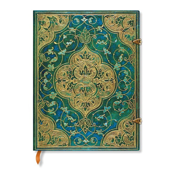 Agendă Paperblanks Turquoise Chronicles, 18 x 23 cm