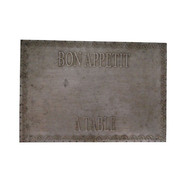 Tăbliţă decorativă din zinc Antic Line Zinc